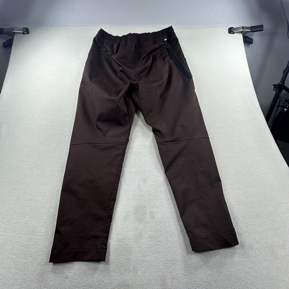 Nike Pants Mens Large Brown Tech Woven Commuter Zipper Pockets DH4224 - Picture 3 of 16
